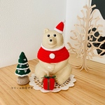 【再販】しろくま貯金箱    クリスマス  3点セット