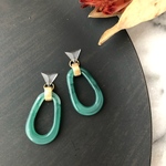 jade 14kgf 2wayピアス・イヤリング