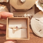 11号【サイズ調整不可】《silver925》pink tourmaline ring＊