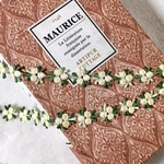 1m 可愛い お花 フラワー 刺繍 ブレード イエロー×ダークグリーン BK190912 ハンドメイド 手芸 素材 材料