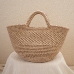＜yur〇〇様オーダー品＞ナチュラルカラーの麻ひもかごバッグ