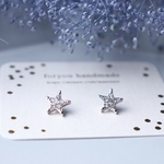 silver star♡　樹脂ノンホールピアス（イヤリング）