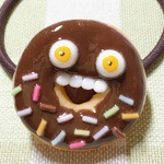 チョコドーナツモンスター🍩ヘアゴム