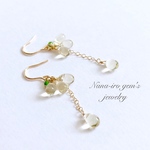 14kgf  lemonquartz × chrome diopside pierce