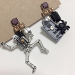 ハロウィンイヤリング「ブラック」