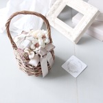 flower basket　( beige )