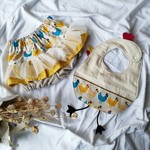 【出産祝いにも】にわとりブルマとスタイのセット