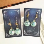 かすみ草のドームピアス＊