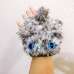引っ付きフカフカニャンコ小物入れ🐱💕