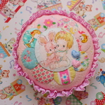 hana*ハンドメイド★ドレスデンまんまるクッションハロベビちゃん