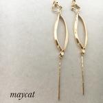 gold long earring…