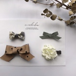 hair clip  set  〜 Betsy グレー 〜