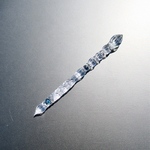 Royal glass pen〈Ash grey〉"アッシュグレー"オパール入