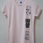 招き猫Ｔシャツ 「 Ｍサイズ  のみ」値下げしました！     