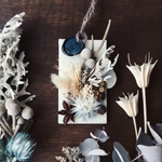 アロマワックスサシェ  Scented Wax Tablet -  BLUE IN SILVER WHITE - 香る蝋板