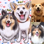 ★ペット似顔絵(サンプル)★