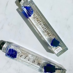 【名入れ可】メッセージハーバリウム〜blue rose × silver〜