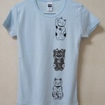 SALE 招き猫Ｔシャツ  「Ｍサイズ のみ」