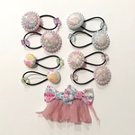 ♡yさまオーダー品♡リバティ♡キラキラビーズヘアゴムminiなど♡