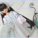 リカちゃんサイズ　22cmドールサイズ 　アクア　エンジェル