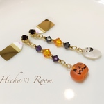 貼るピアス♡ハロウィン／スワロフスキー