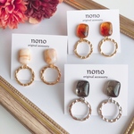 マットリングの選べる3色ピアス/サージカルステンレス nonoacs