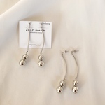 シルバーロングピアス/イヤリング