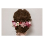 ヘアアクセサリー 髪飾り ドライフラワー