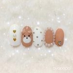 ネイルチップ♡くまネイル