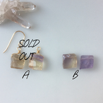 【送料無料】14kgf アメトリン シトリン アメジスト 原石 チャーム