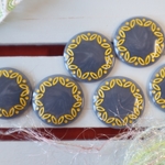 フラワーリースカボション　#N1435　18mm　6個入り