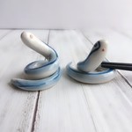 青ラインヘビ＊箸置き