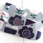 ▽フリーケース▽■北欧テイスト／Vintage flower(クラシックグレー)    