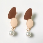 変形 レトロ ピアスパーツ  2個 