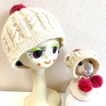 うちのコとお揃い(犬猫)☆おしゃれニット帽子