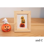 【新作】刺繍ミニフレーム＊ハロウィン🎃
