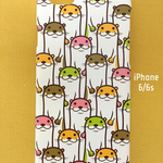 iPhone6ケース カワウソ大群 