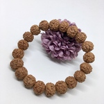 神聖 ☆* 金剛菩提樹の実・ルドラクシャ☆ヨガ・瞑想 必須アイテム！シンプルブレスレット Rudraksha