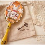 ＊（黄色）うさぎちゃん親子の手鏡 