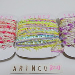 111☆引き揃え糸☆ペラコーン3個セット☆手染め糸☆ラッピング☆arinco