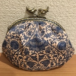 リバティ ロデンウッド がま口ポーチ