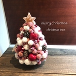 Xmas◇クリスマスツリー◇りんごピンクホワイトクリスマス