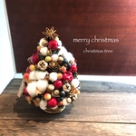 Xmas◇クリスマスツリー◇木の実とりんごのクリスマス