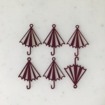 Wine Red Umbrella Pendant Tops