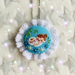 妊婦さんのお守り♡マタニティロゼット【受注製作】
