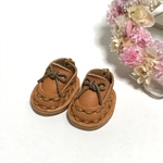 ＊送料無料＊ mini☆mini ミニチュアリボンローファー⑮(ヌメ色)