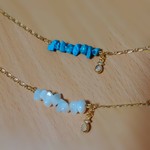 ターコイズブレスレットorマザーオブパールブレスレット
