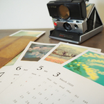 2020年　ポラロイド写真のカレンダー