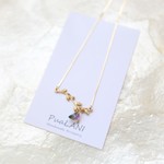 イスラエルのアネッタ～リーフAとスワロのトライアングル（パラダイスシャイン）♡華奢なチェーンネックレス♪