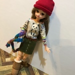 ネル生地パンダ  コーデ3点セット